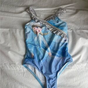 Frozen Themed Blue Swimsuit